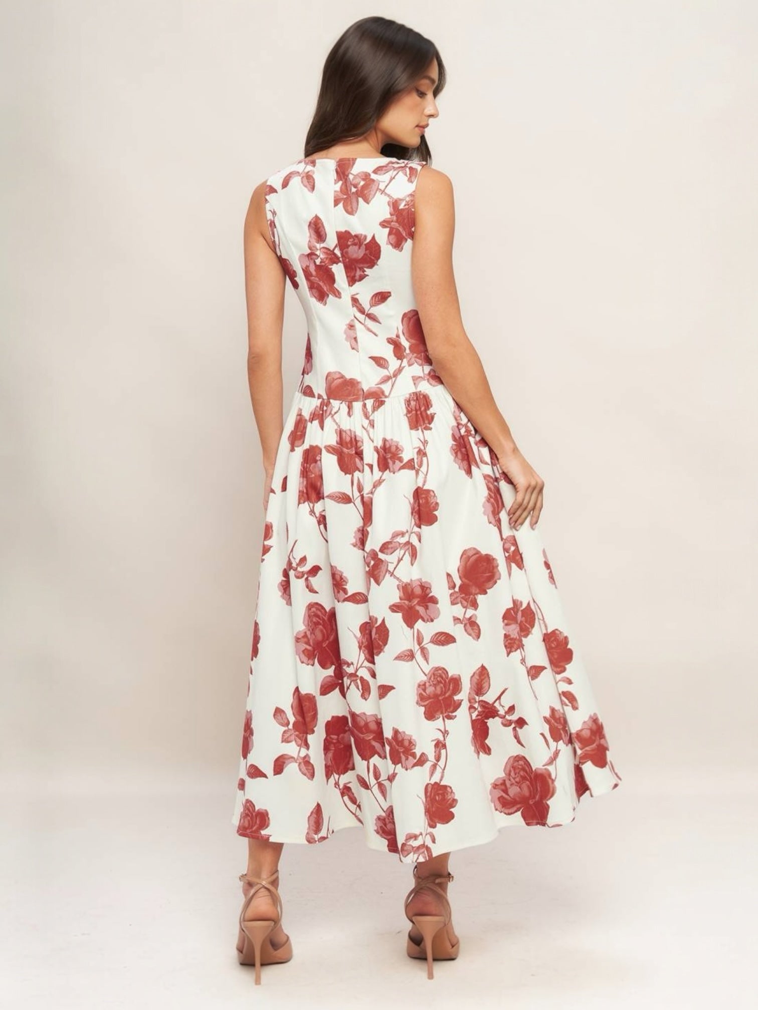 Amanda Woven Midi Dress