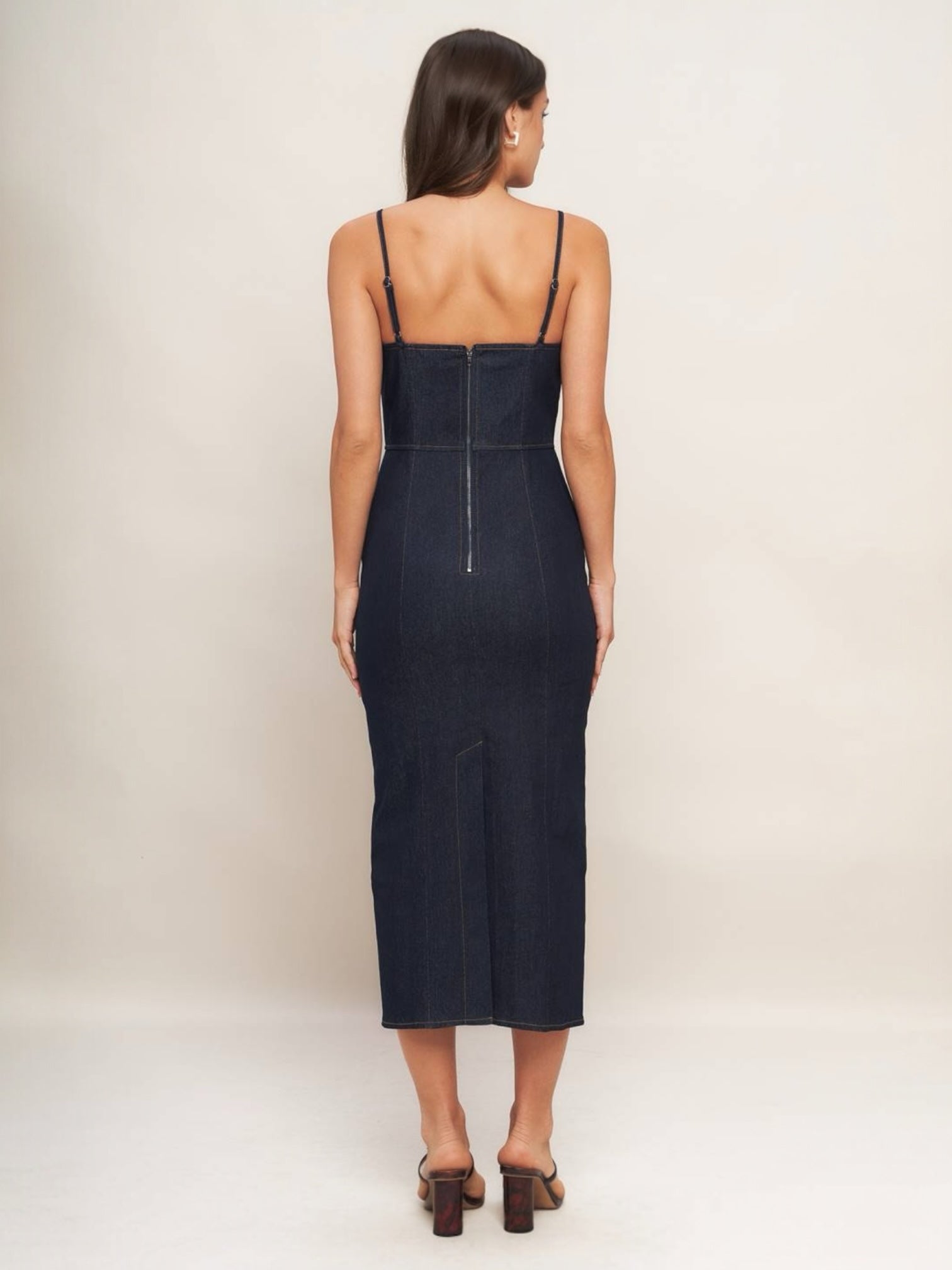 Candice Denim Midi Dress