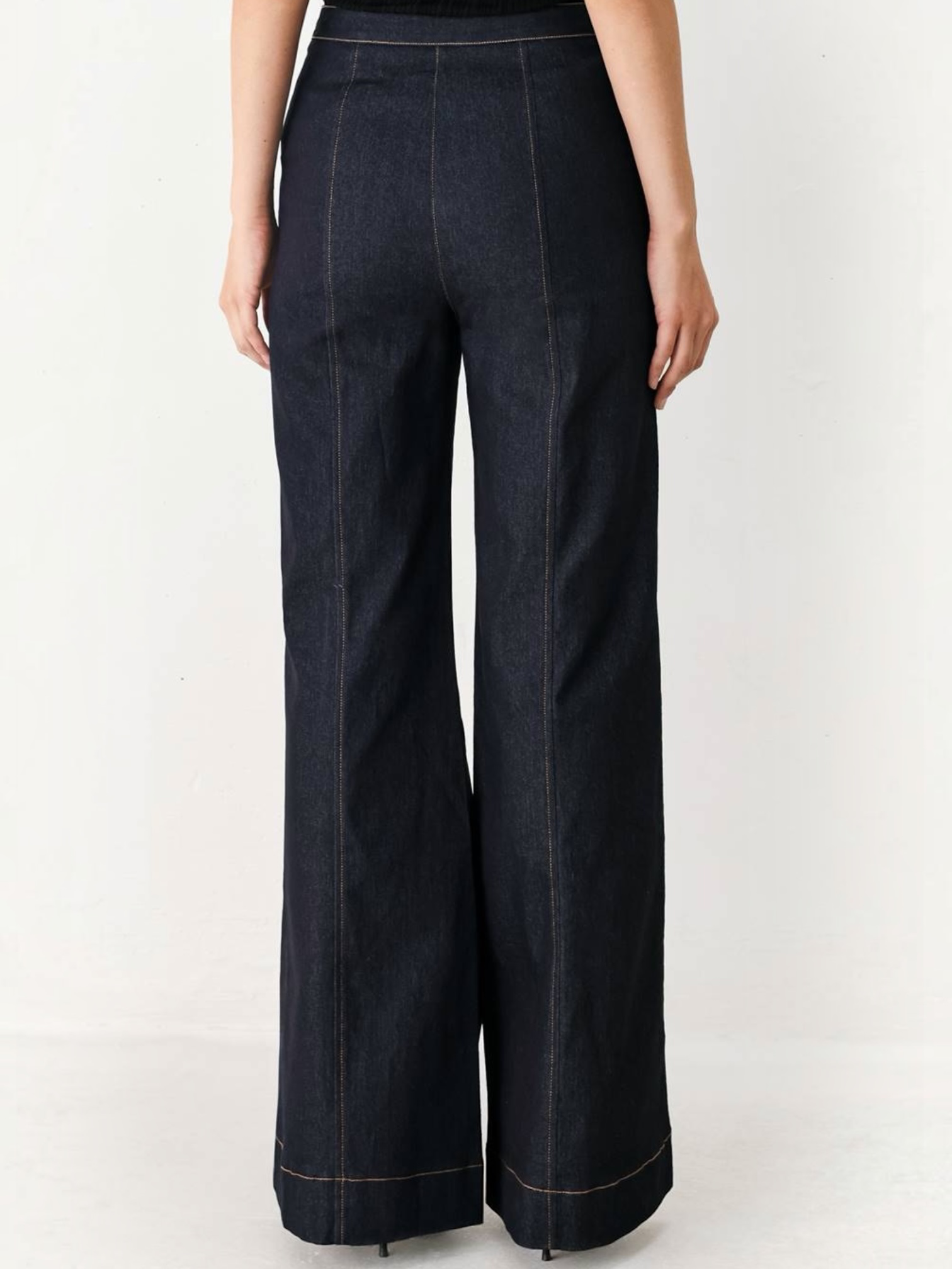Clarissa Top &amp; Pants Denim Set