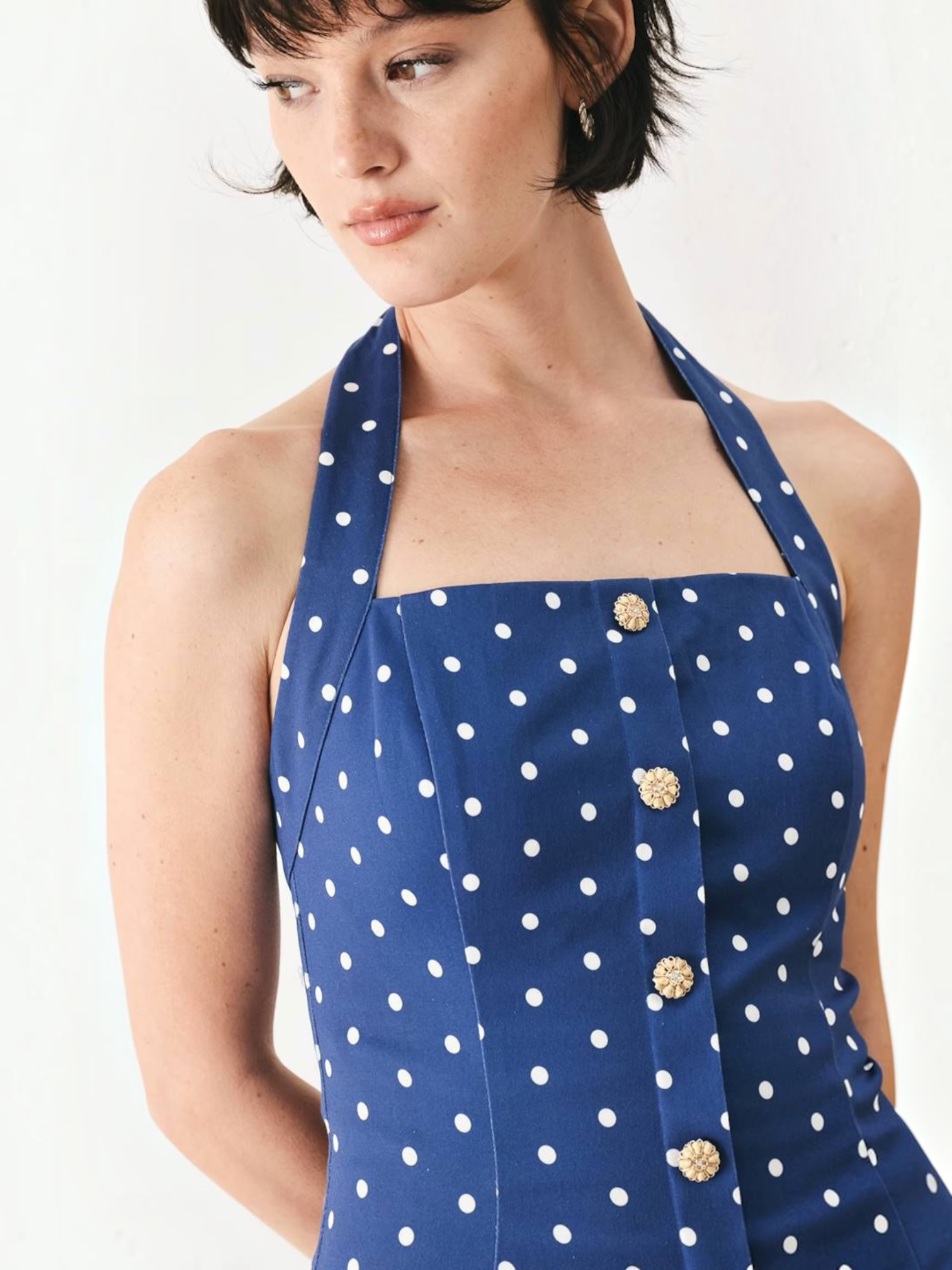 Elle Woven Midi Dress