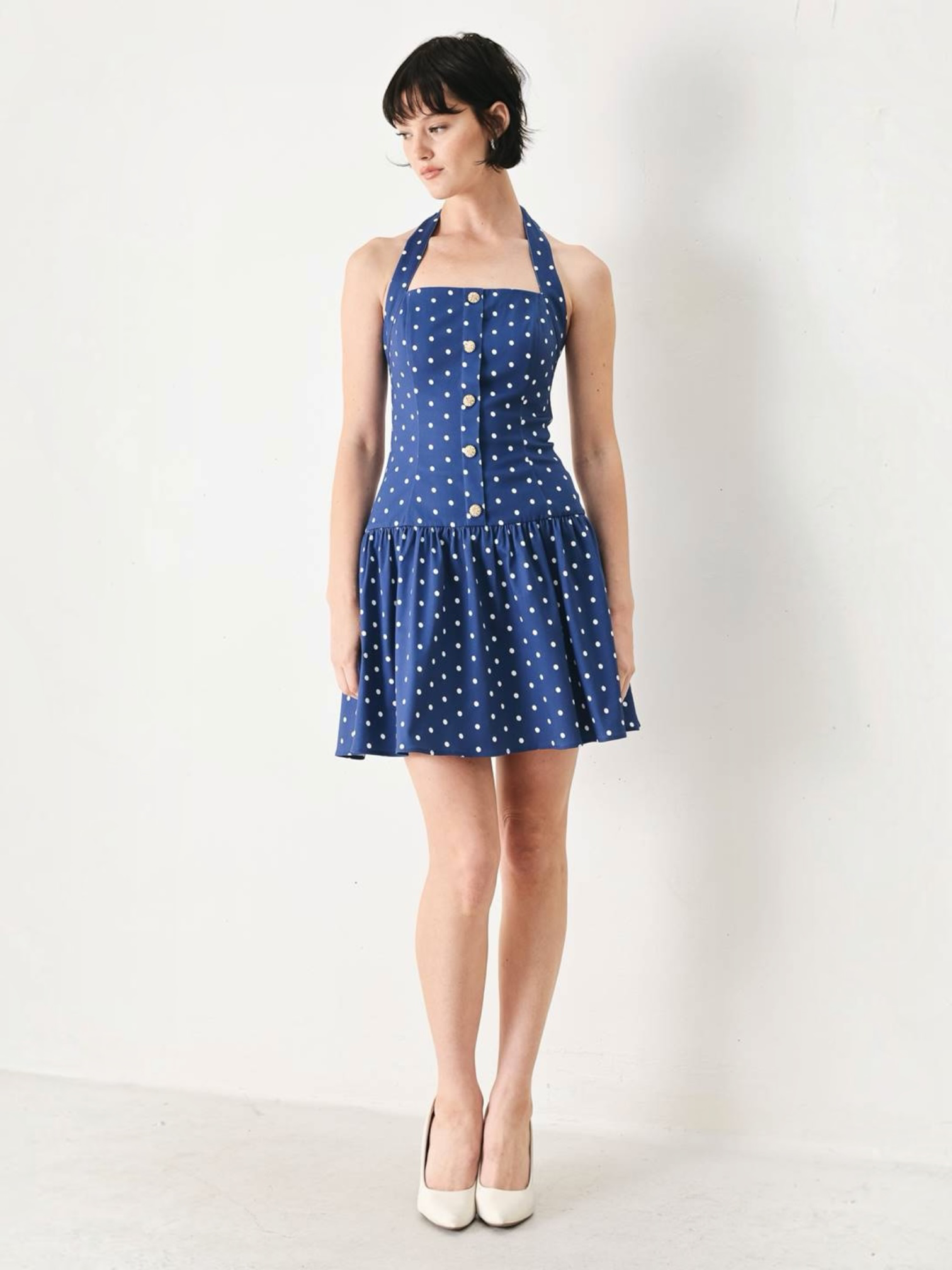 Elle Woven Midi Dress