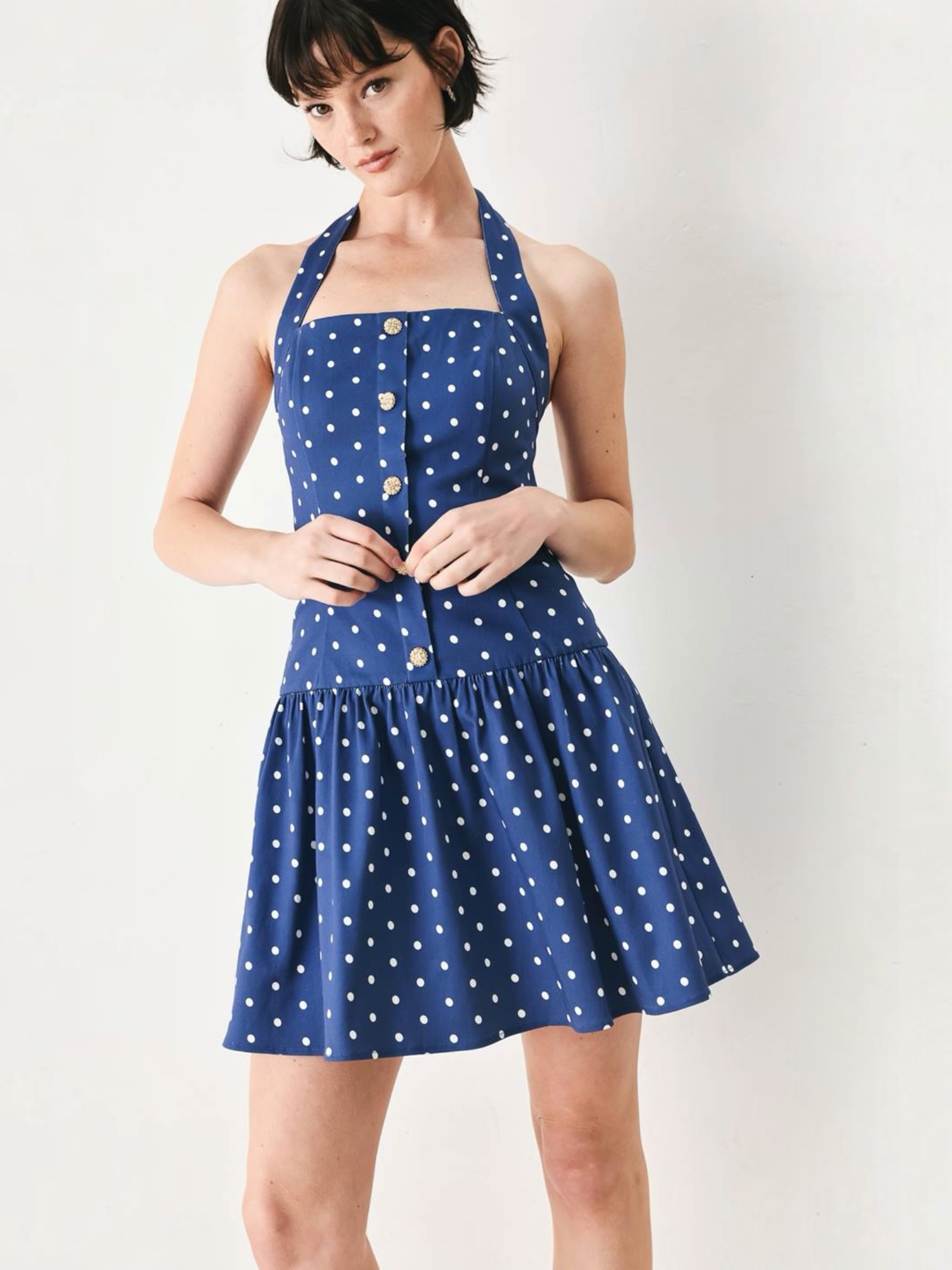 Elle Woven Midi Dress