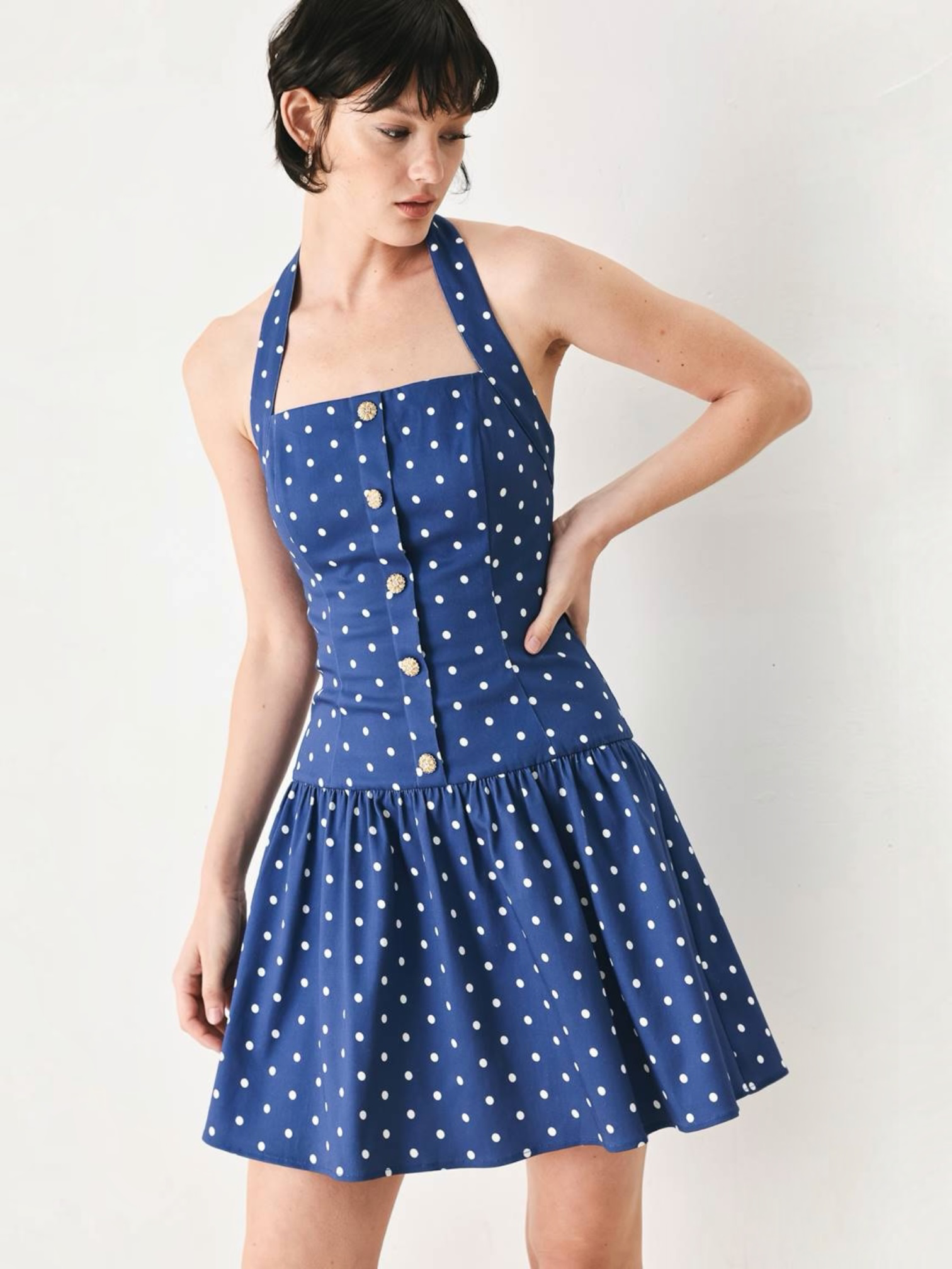 Elle Woven Midi Dress