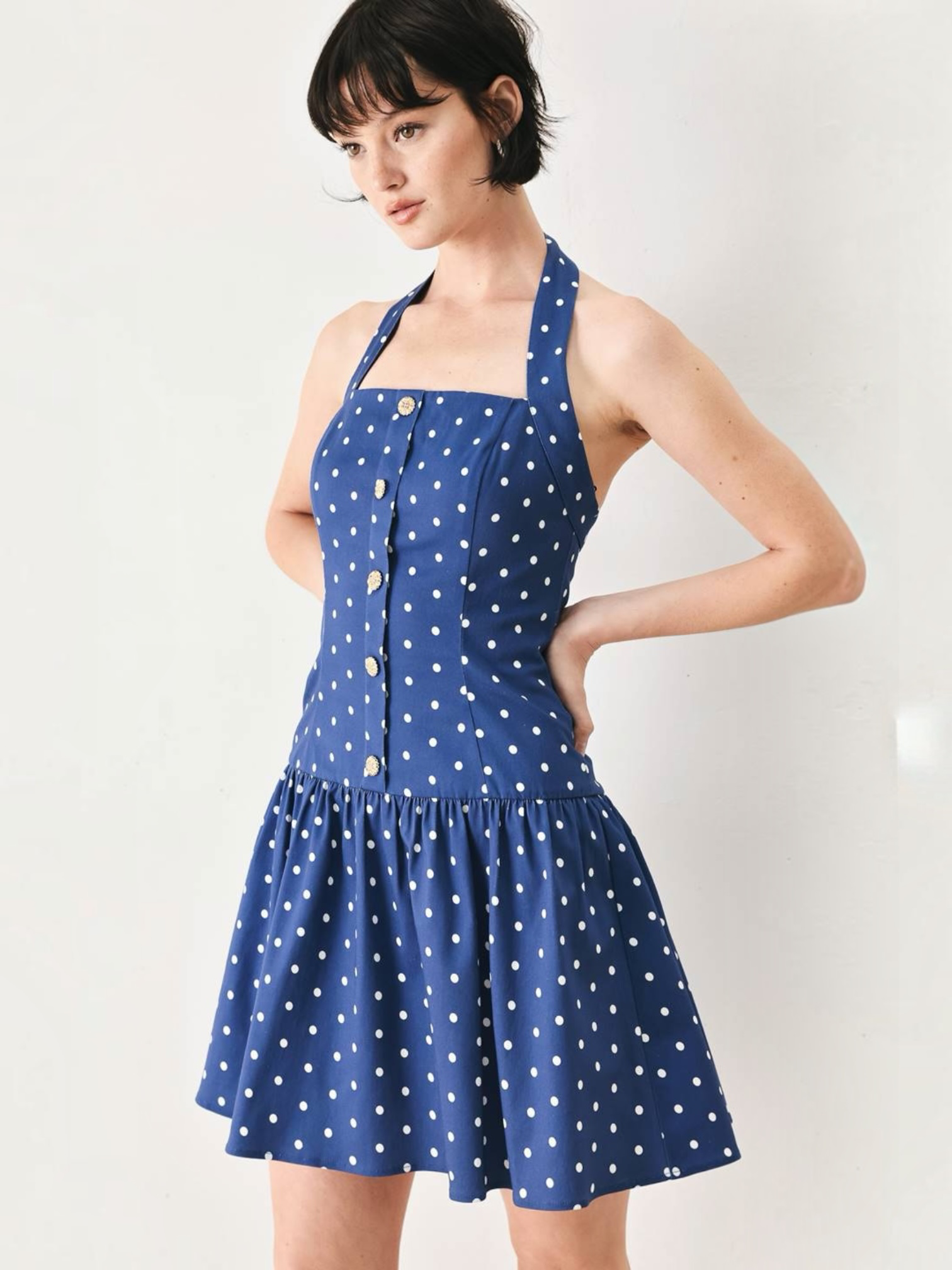 Elle Woven Midi Dress