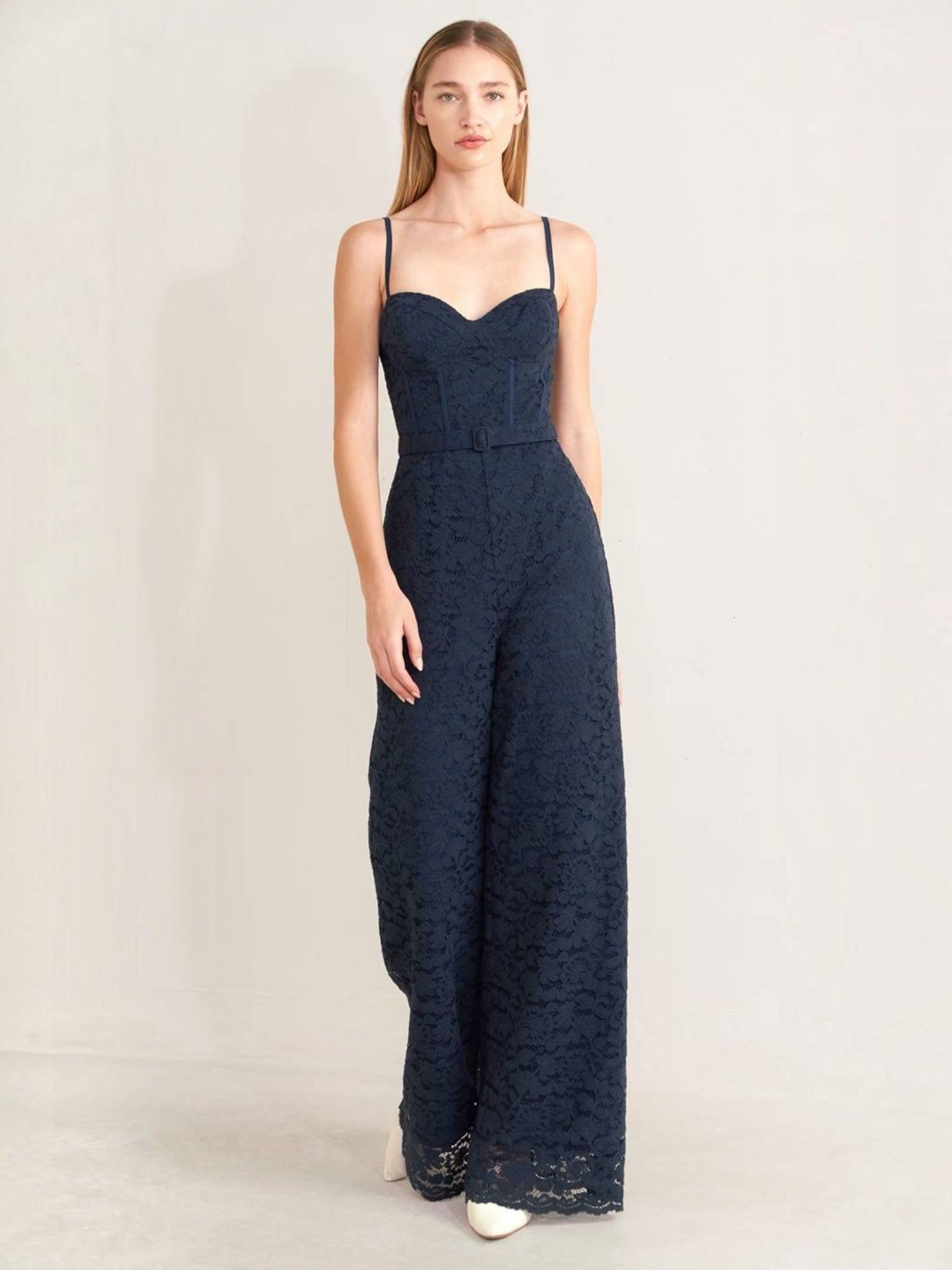 Rocio Woven Lace Jumpsuit