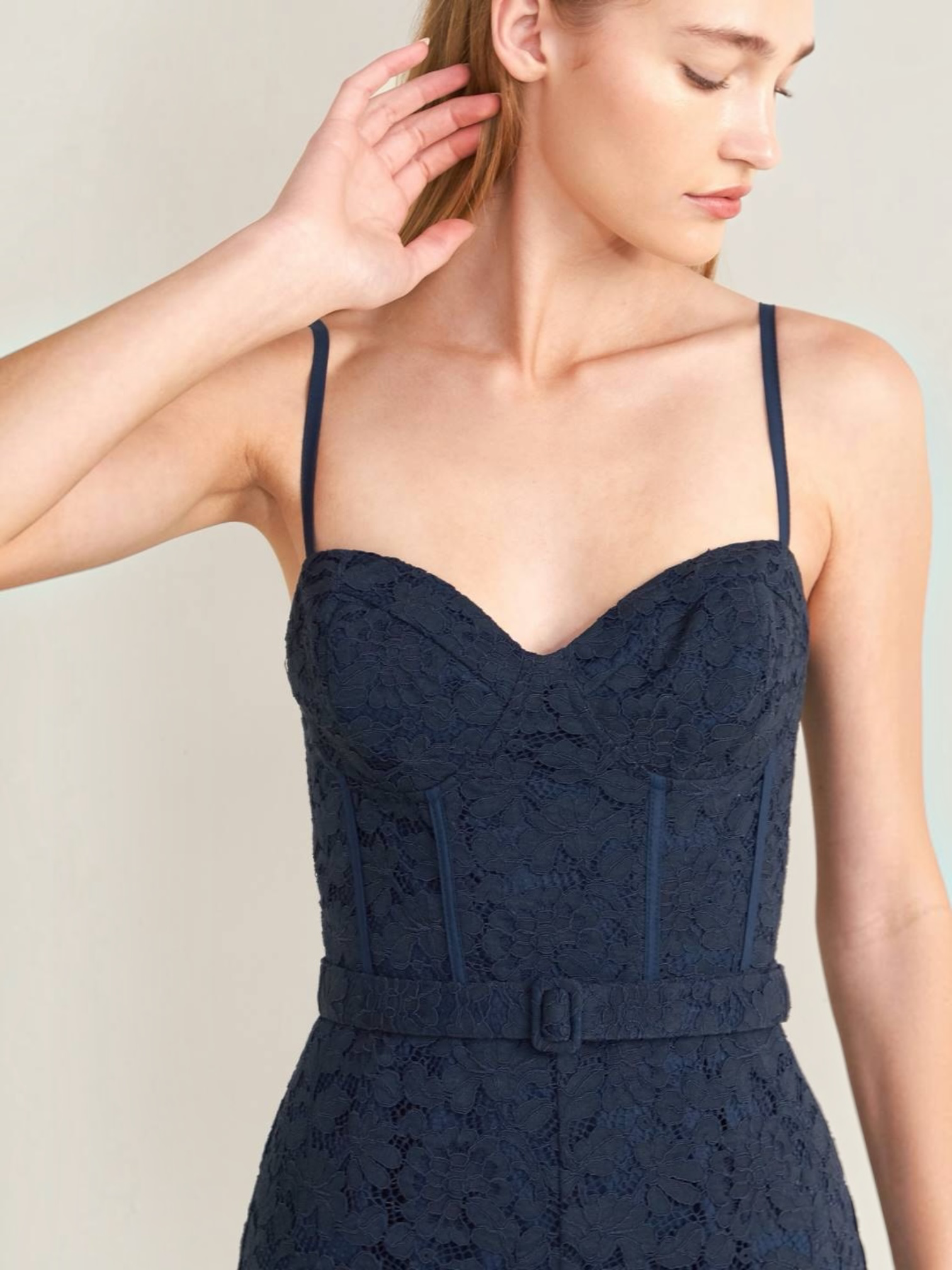 Rocio Woven Lace Jumpsuit