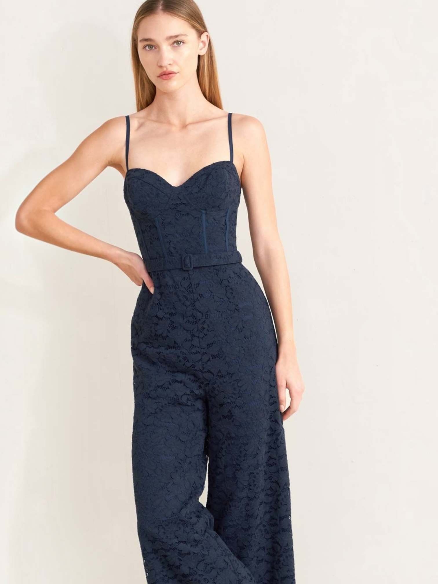 Rocio Woven Lace Jumpsuit