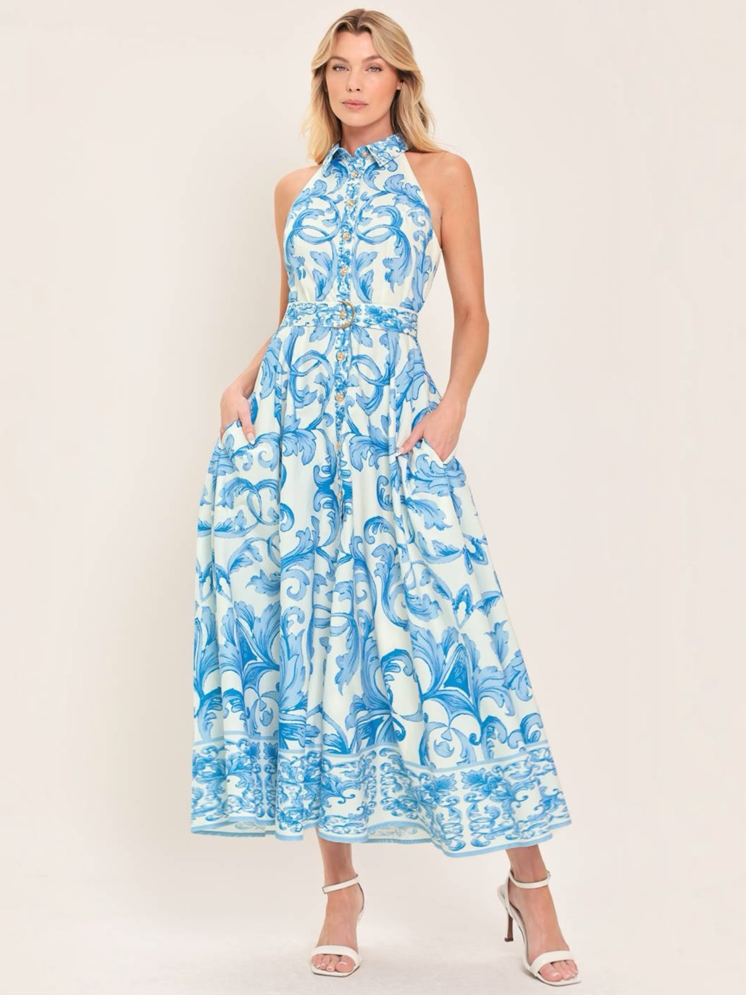 Rossana Woven Maxi Dress