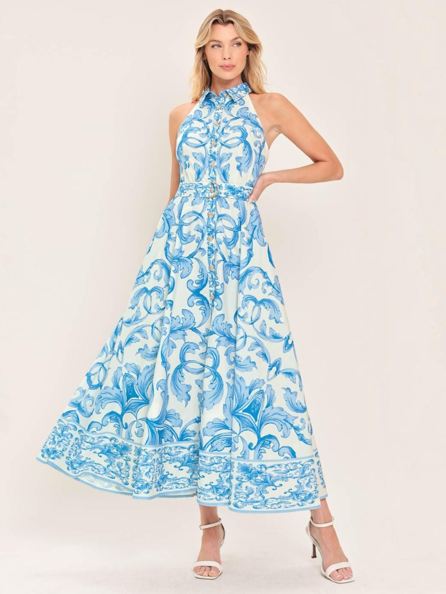 Rossana Woven Maxi Dress