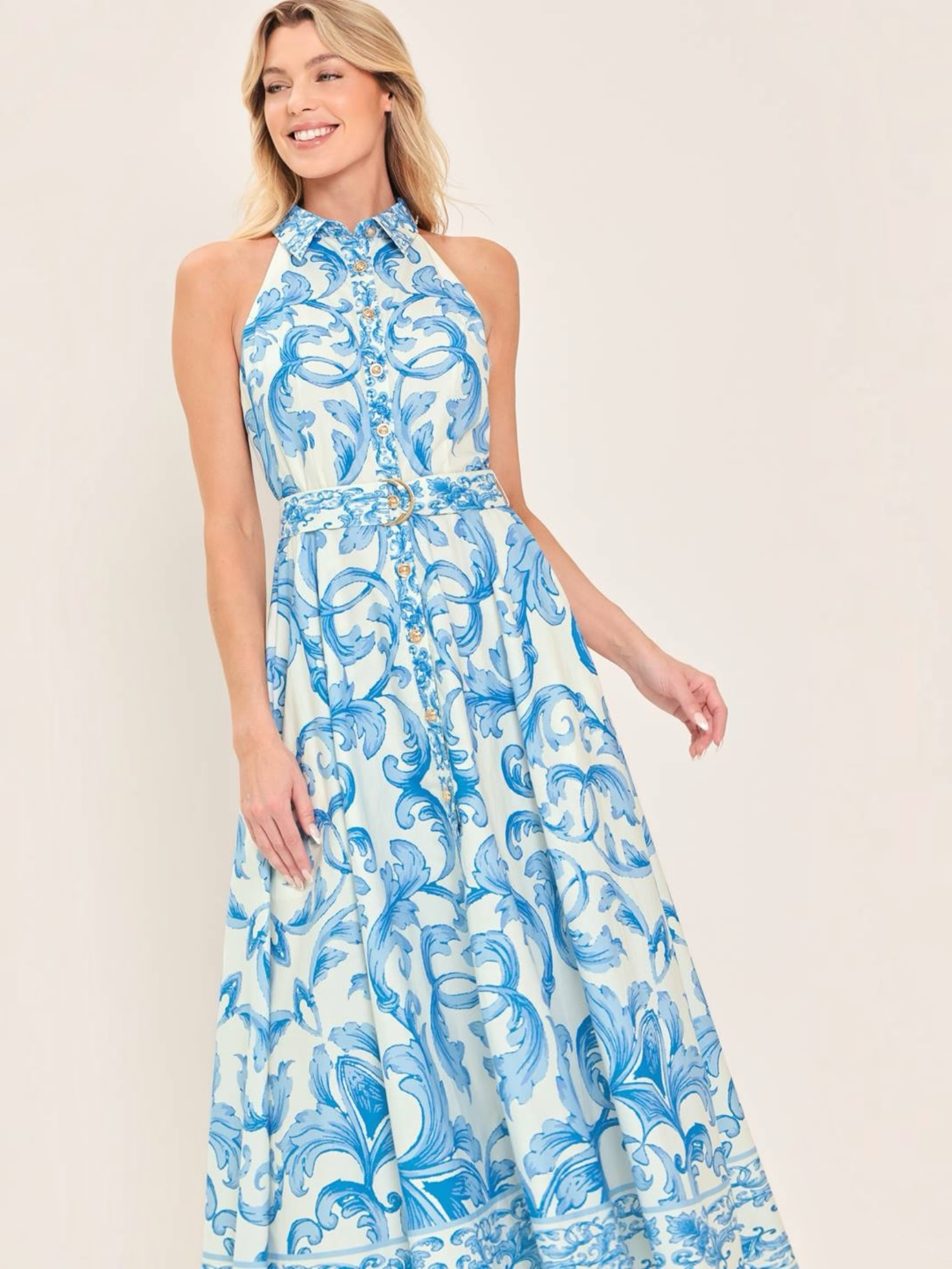 Rossana Woven Maxi Dress