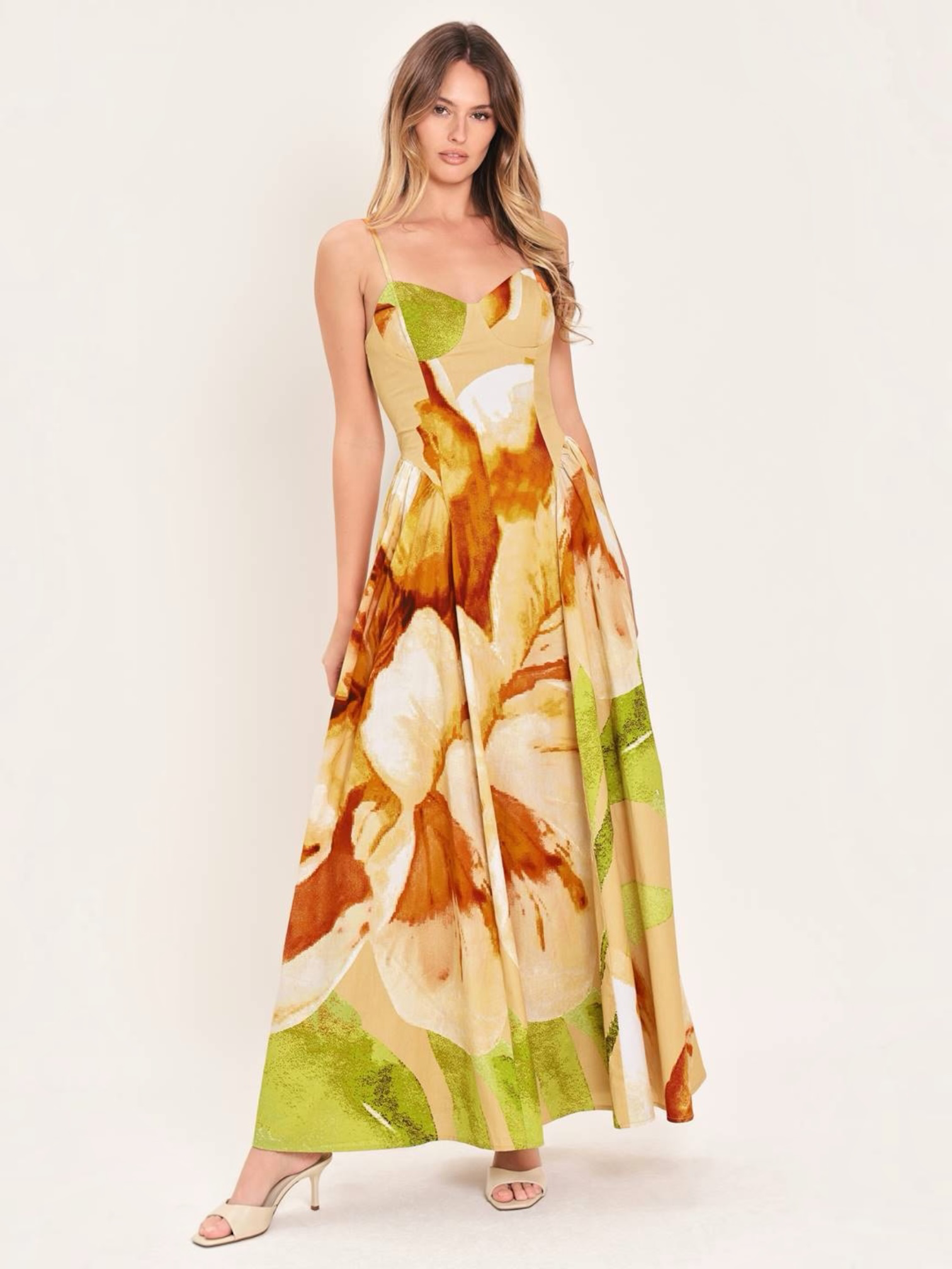 Lorena Woven Maxi Dress