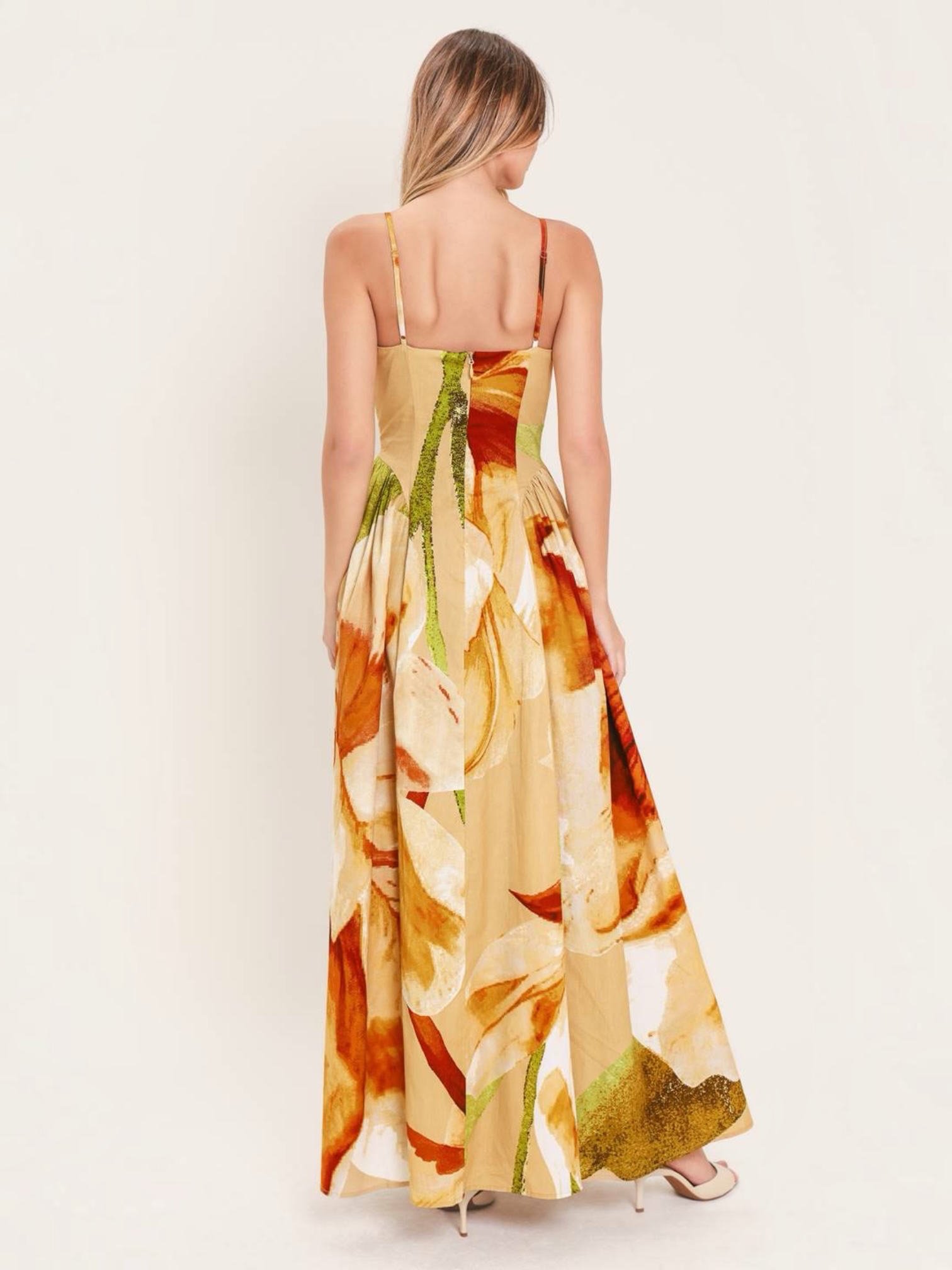 Lorena Woven Maxi Dress