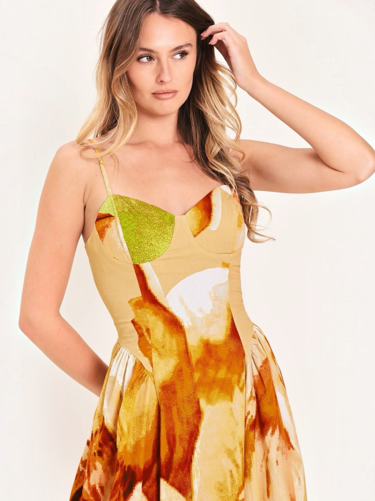 Lorena Woven Maxi Dress
