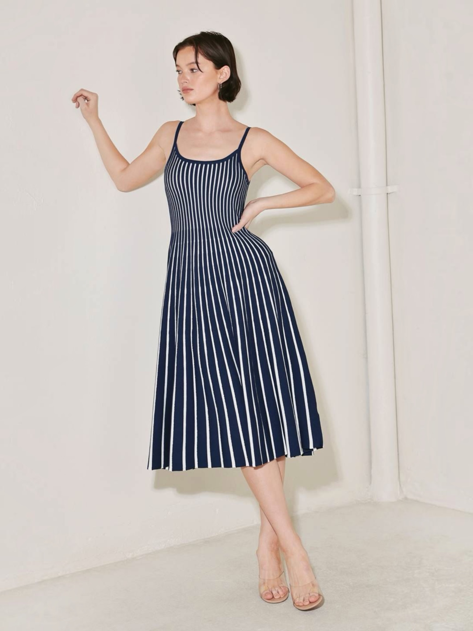 Mafer Sweater Knit Midi Dress