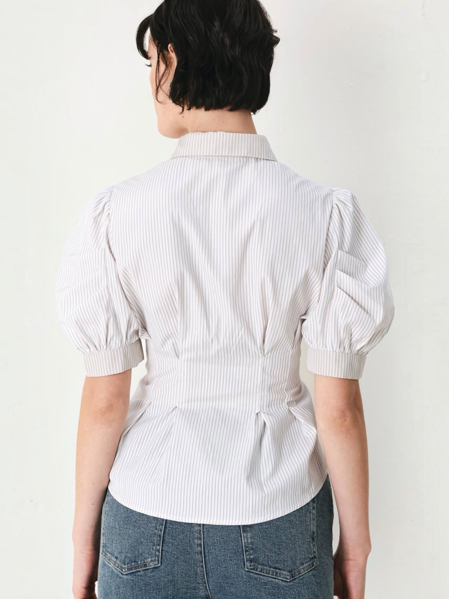 Carmen Striped Woven Top