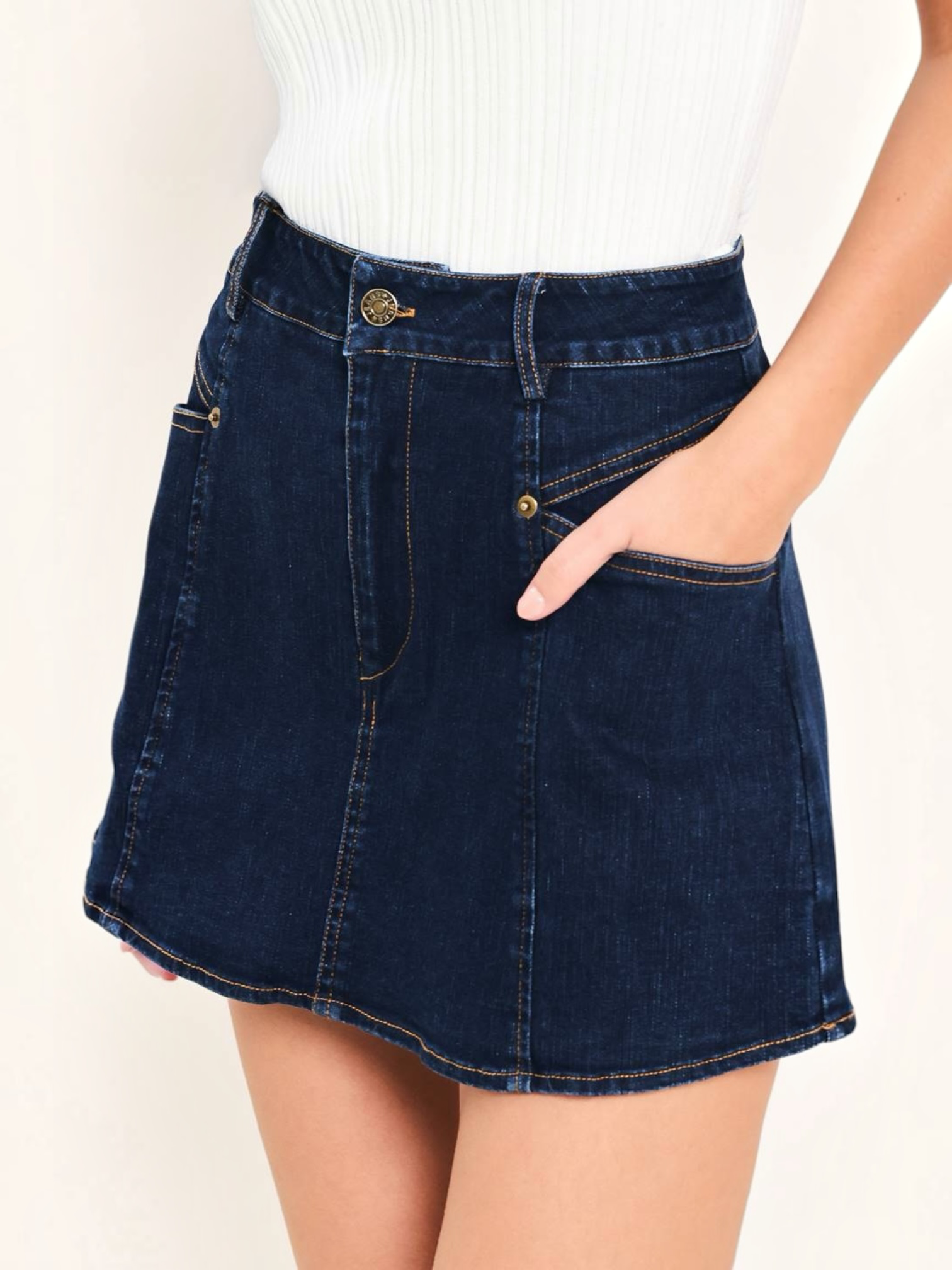 Daniella Denim Skort