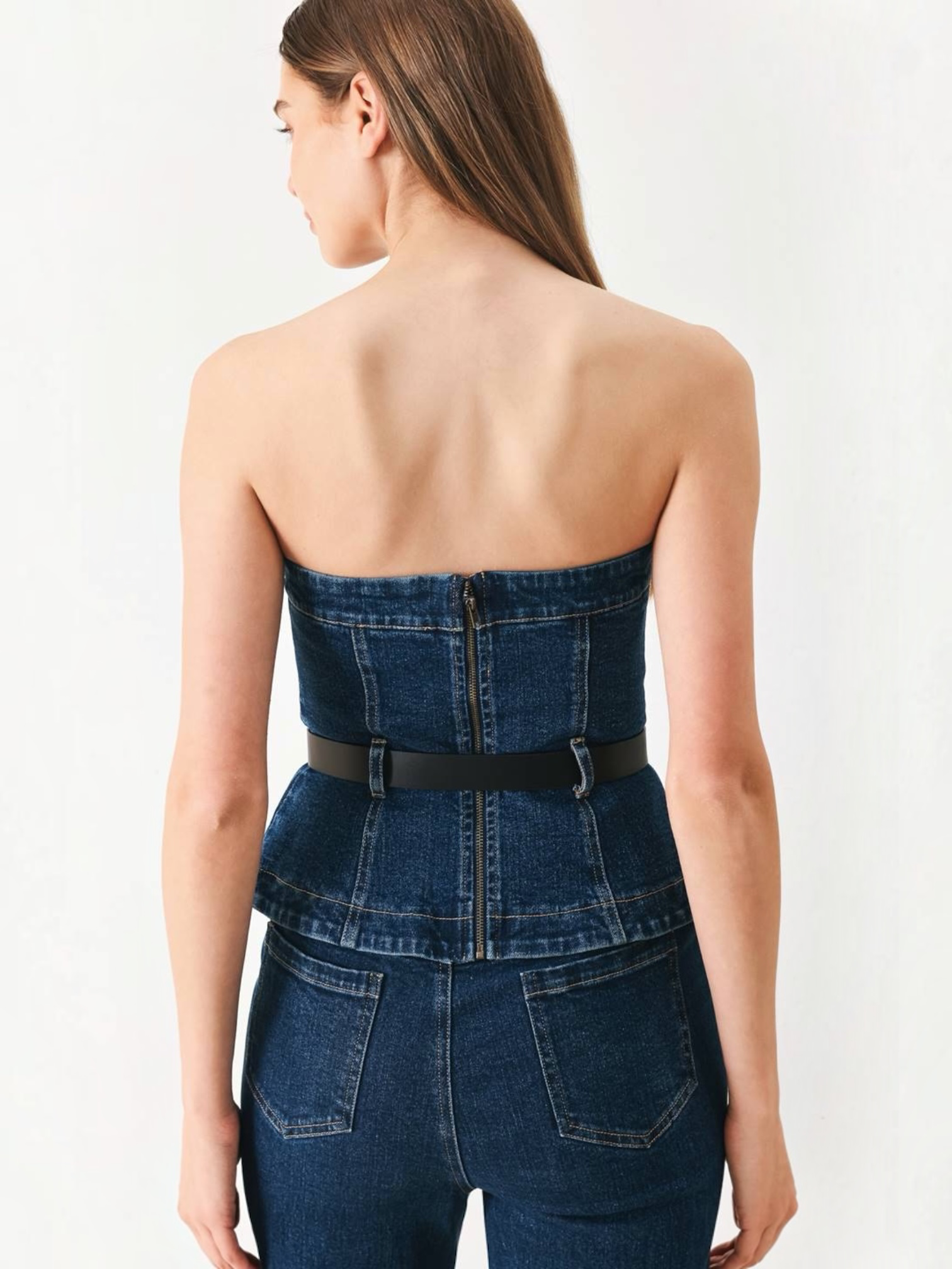 Sophia Top &amp; Pants Denim Set