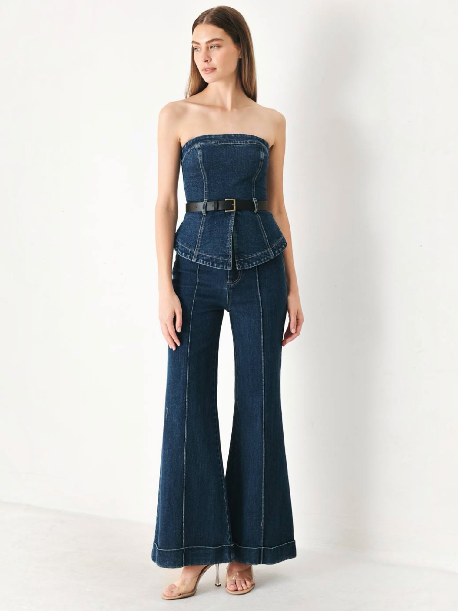 Sophia Top &amp; Pants Denim Set