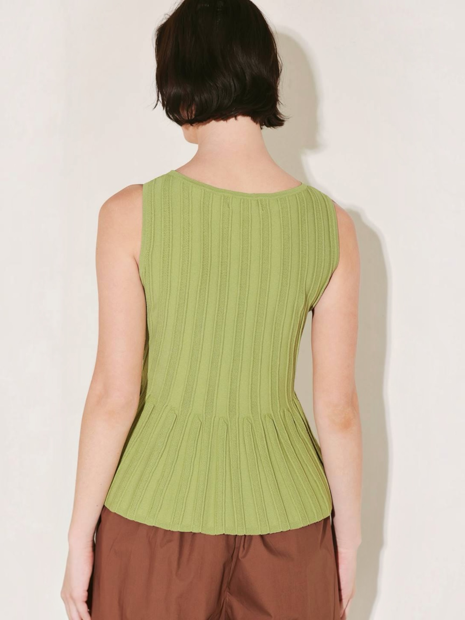 Sabrina Peplum Knit Top