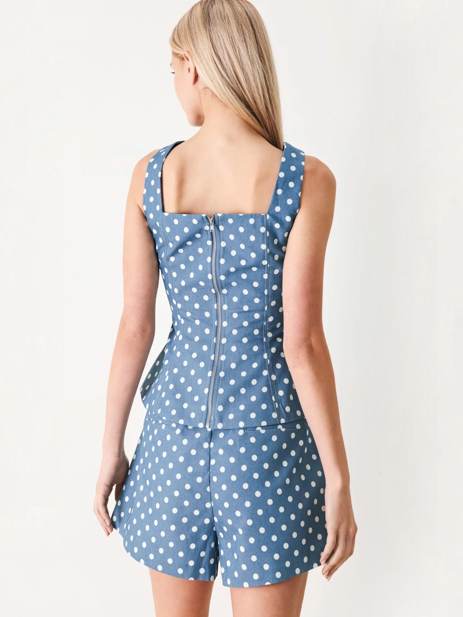Solenne Woven Polka Dot Top