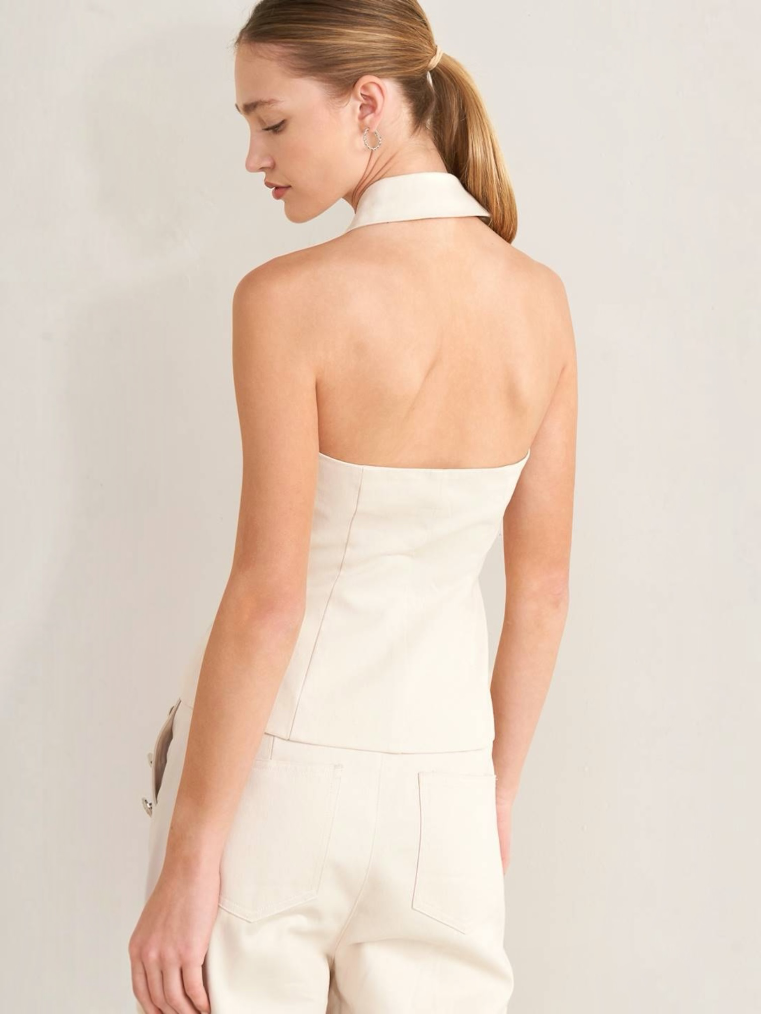 Yiselle Vest &amp; Pants Woven Set
