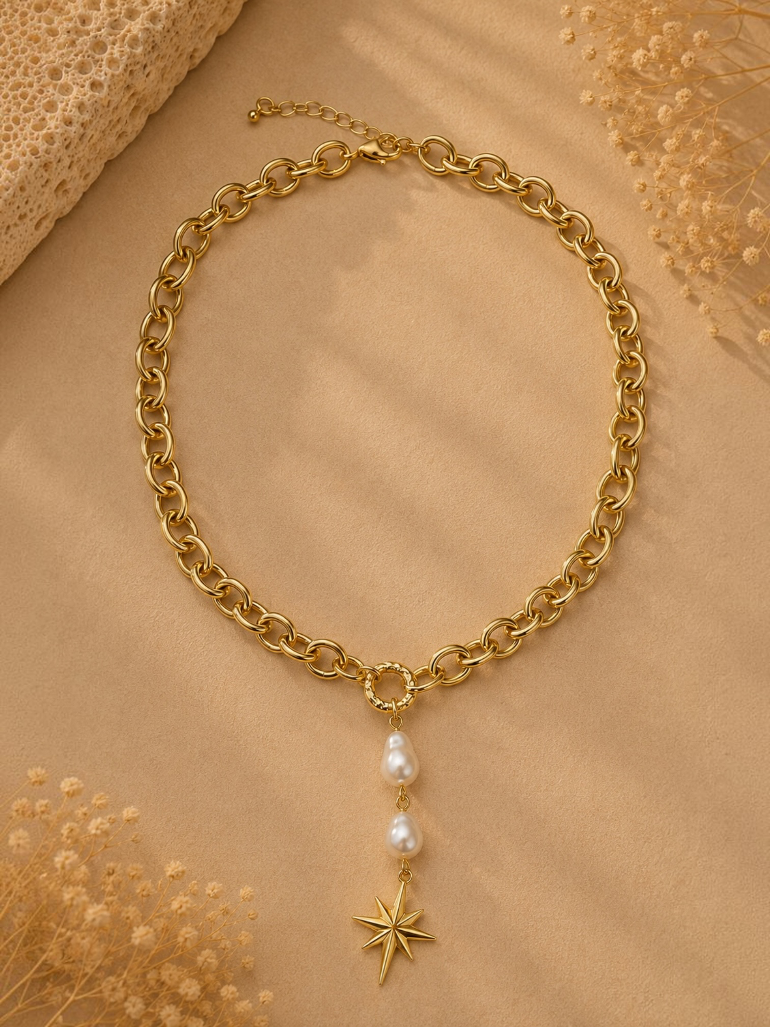 North Star Pearl Necklace