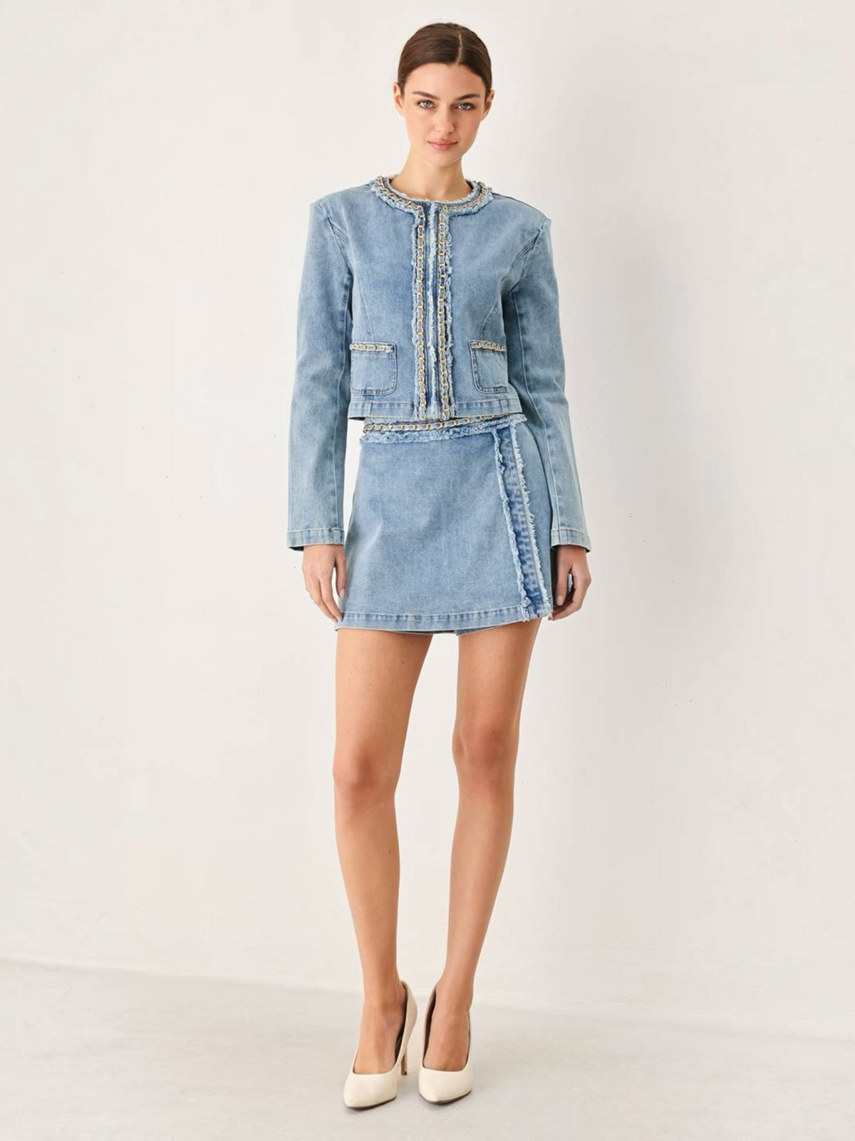 Amanda 2 Piece Denim Set