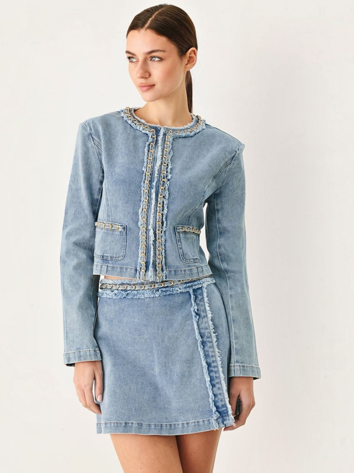 Amanda 2 Piece Denim Set