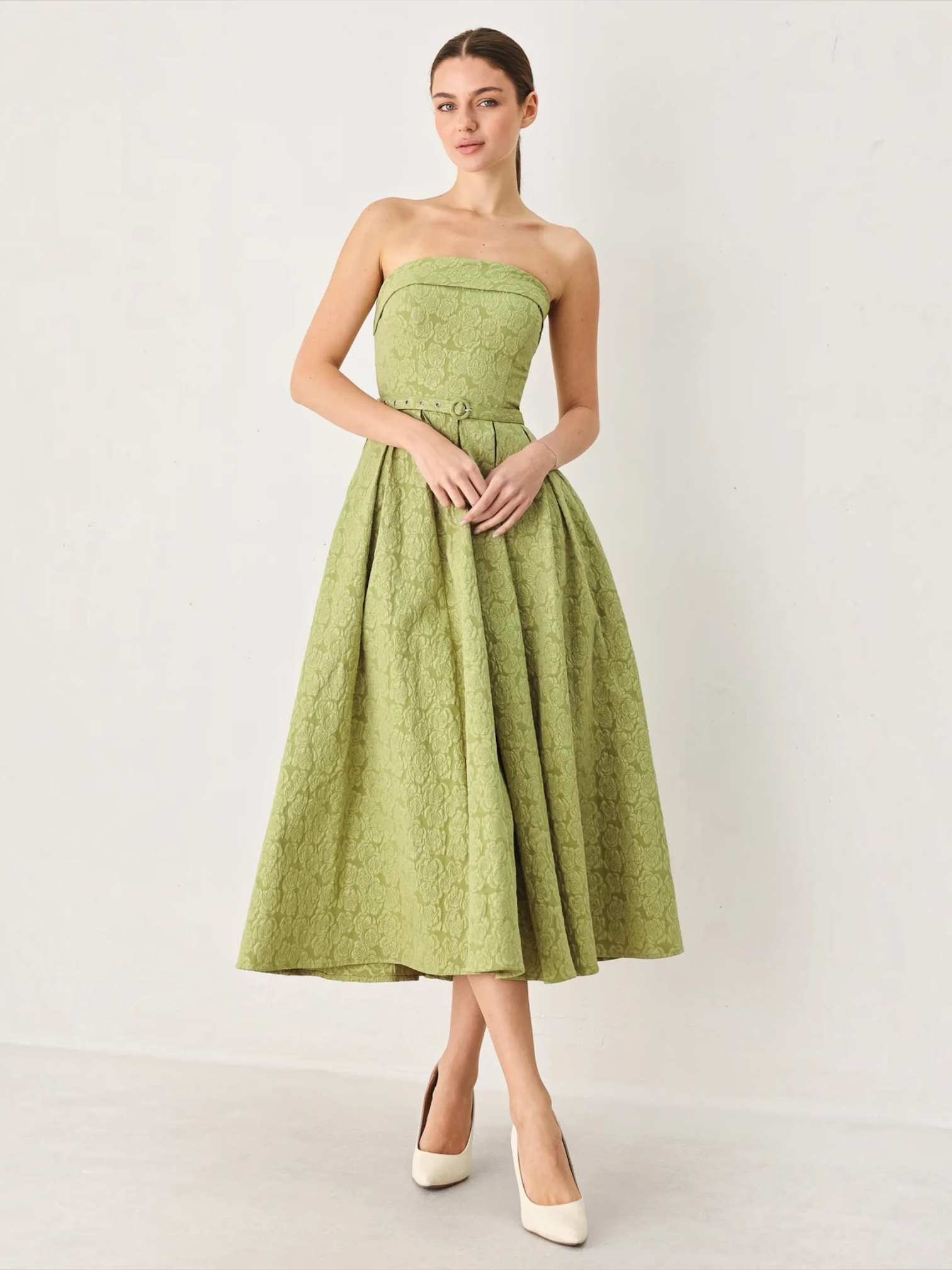 Leila Rossette Midi Dress