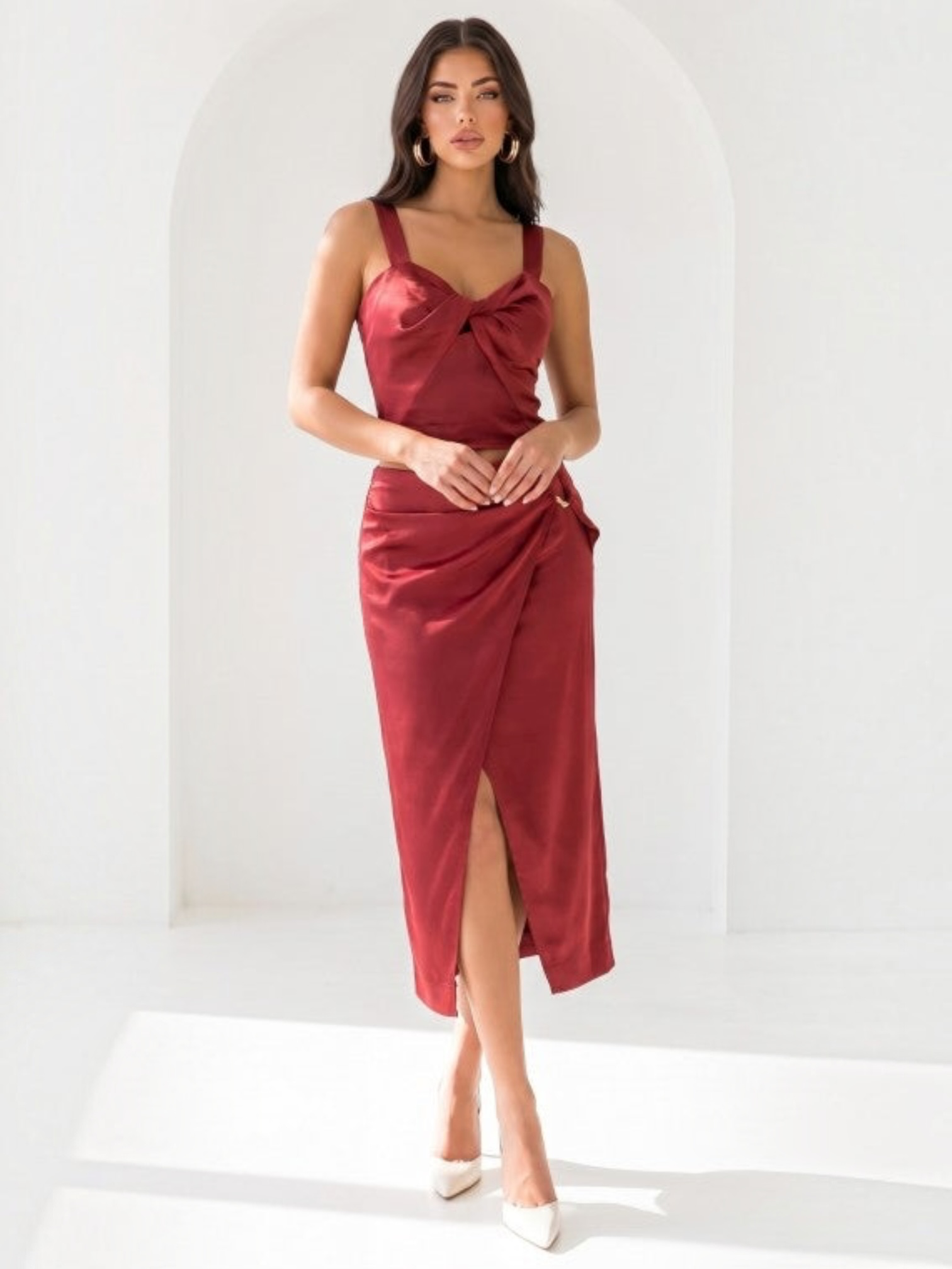 Johanna Top and Skirt Set