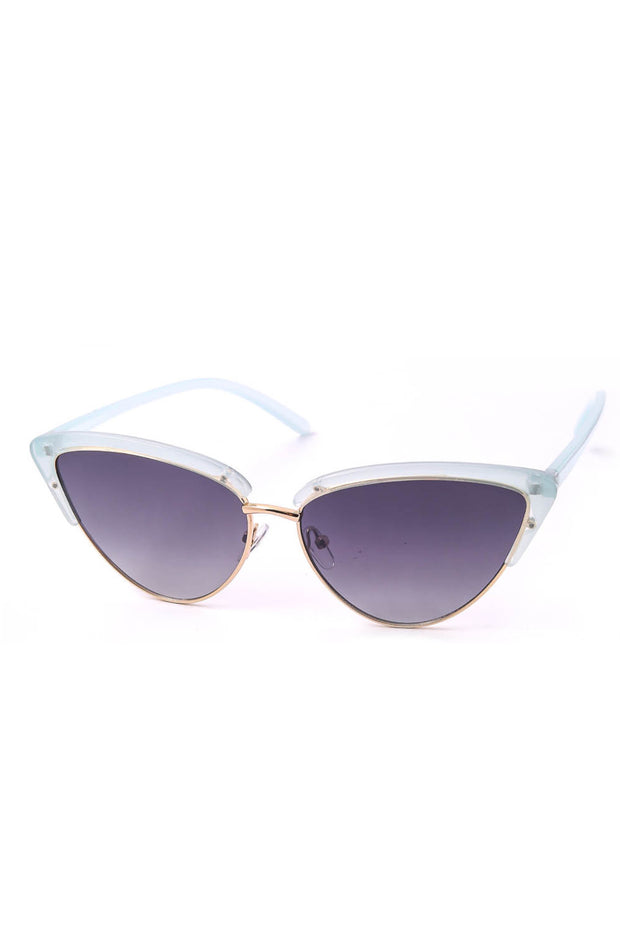 Blue Cat Eye Sunglasses #DS261