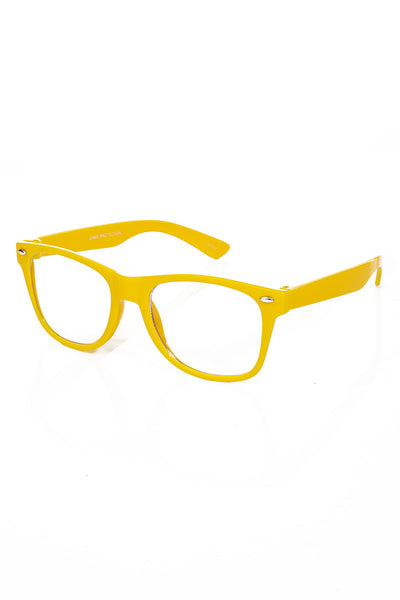 Yellow Kids Wayfarer Blue Light Filter Sunglasses